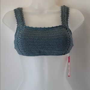 Sage green bikini top size small